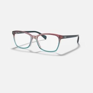 Ray-Ban Pink and Blue Gradient Glasses